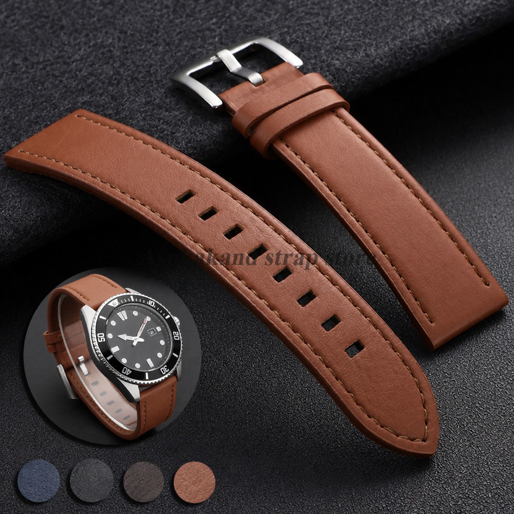 Watches Rolex Smartwatch - Cinturino in pelle cucita, universale, per