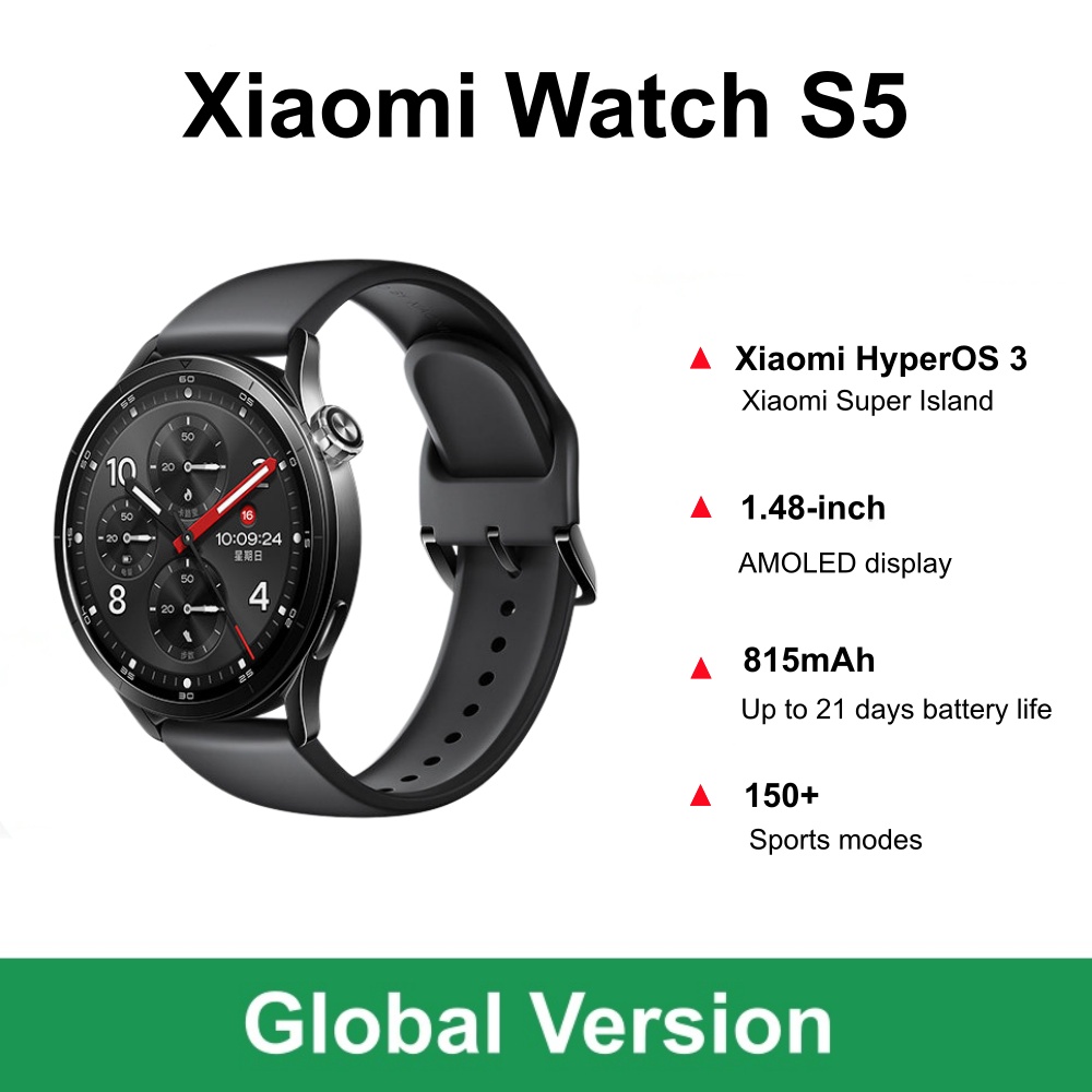Timex Watches Smartwatch - Versione Globale Xiaomi Watch S5 Smartwatch