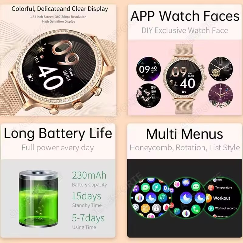 Elegante smartwatch da donna c - Smartwatch Watches For Girls recensione e prezzo