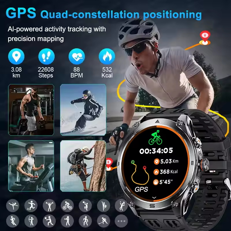 2025 Nuovo Outdoor Militare GP - Altimeter Compass Watch recensione e prezzo